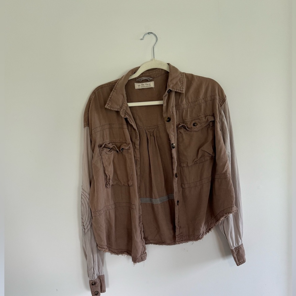 Free People Cargo Pocket Top Small